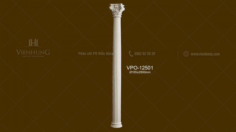 Bộ cột trang trí PU VPO-12501