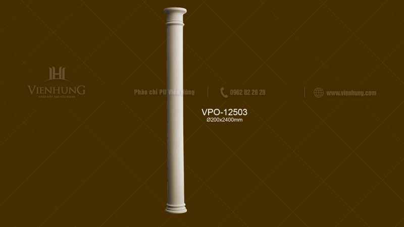 Bộ cột trang trí PU VPO-12503