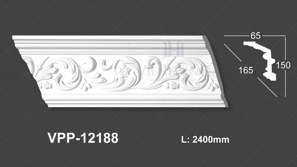 Phào trần hoa văn PU VPP-12188