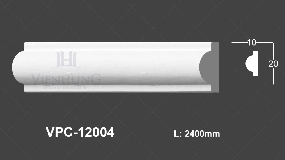 Chỉ nẹp trơn PU VPC-12004