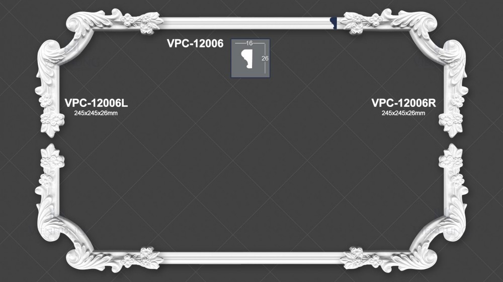 CHỈ GÓC PU VPC-12006L