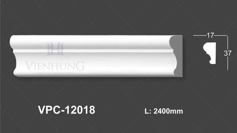 Chỉ nẹp trơn PU VPC-12018