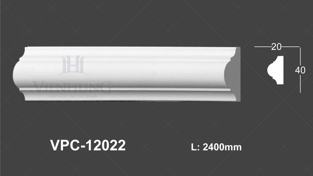 Chỉ nẹp trơn PU VPC-12022