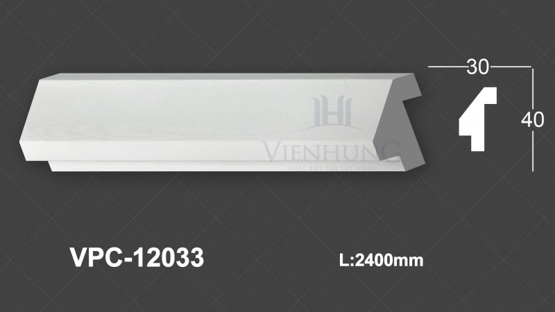 Chỉ nẹp trơn PU VPC-12033