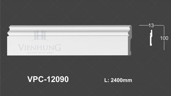 Chỉ nẹp trơn PU VPC-12090