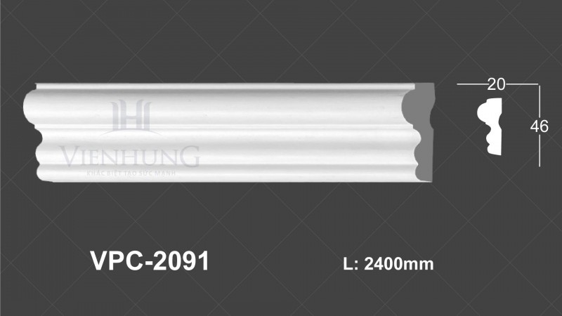 CHỈ NẸP TRƠN PU VPC-2091