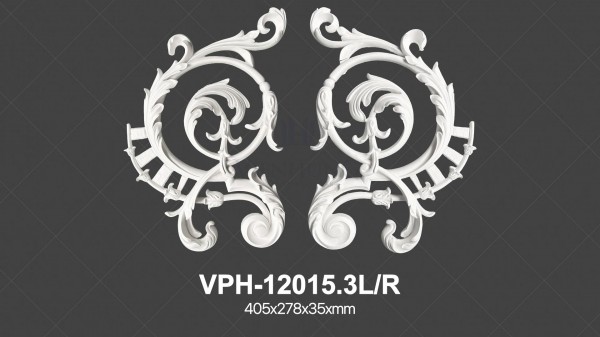 Hoa văn trang trí PU VPH-12015.3 L R
