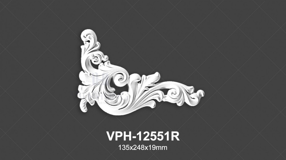 Hoa văn trang trí PU VPH-12551R