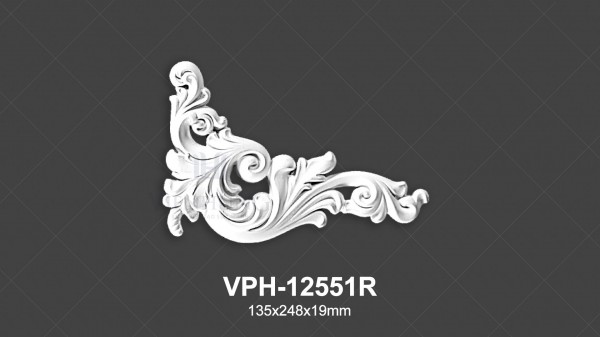 Hoa văn trang trí PU VPH-12551R