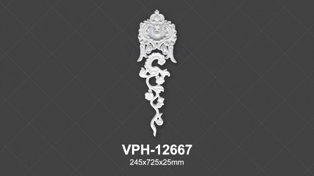 Hoa văn trang trí PU VPH-12667