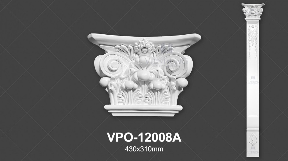 ỐP CỘT TRANG TRÍ PU VPO-12008A