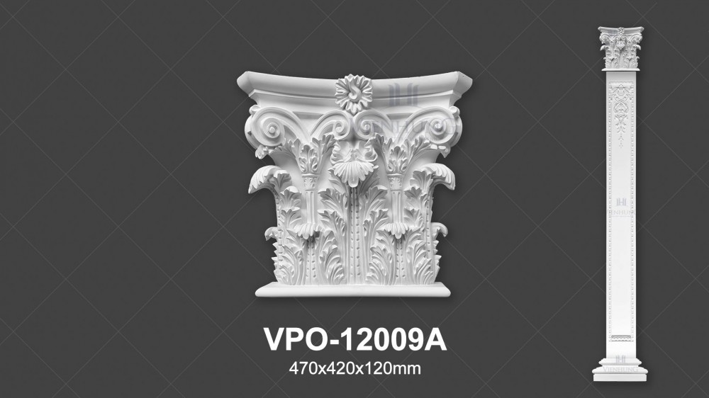 ỐP CỘT TRANG TRÍ PU VPO-12009A