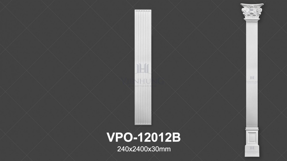 Ốp cột trang trí PU VPO-12012B
