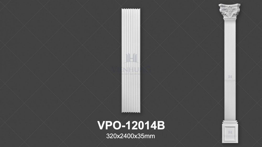 Ốp cột trang trí PU VPO-12014B