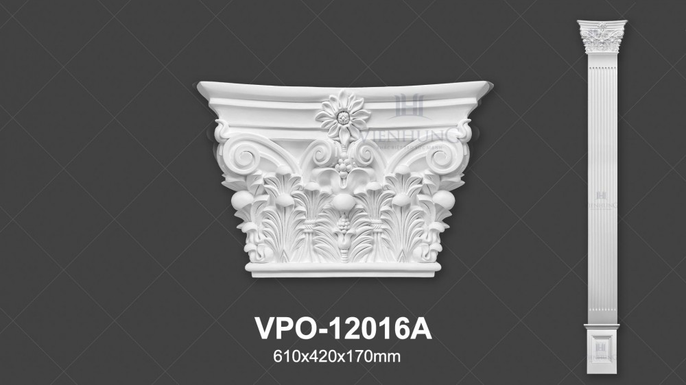 Ốp cột trang trí PU VPO-12016A