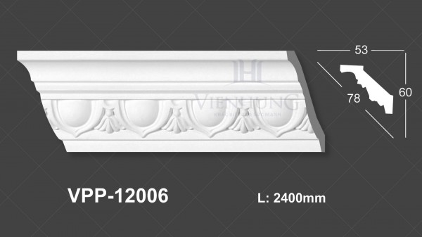 Phào trần hoa văn PU VPP-12006