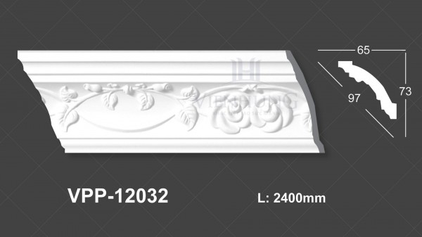 Phào trần hoa văn PU VPP-12032