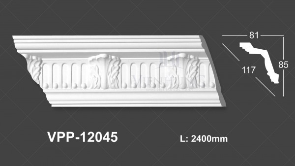 Phào trần hoa văn PU VPP-12045