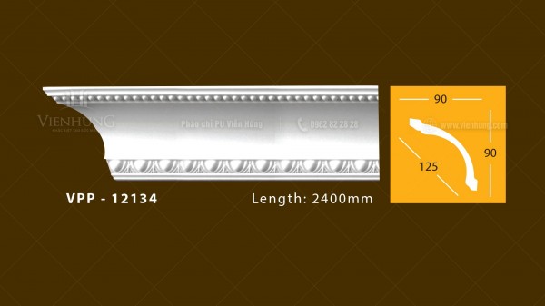 Phào trần hoa văn PU VPP-12134