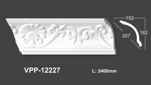 Phào trần hoa văn PU VPP-12227