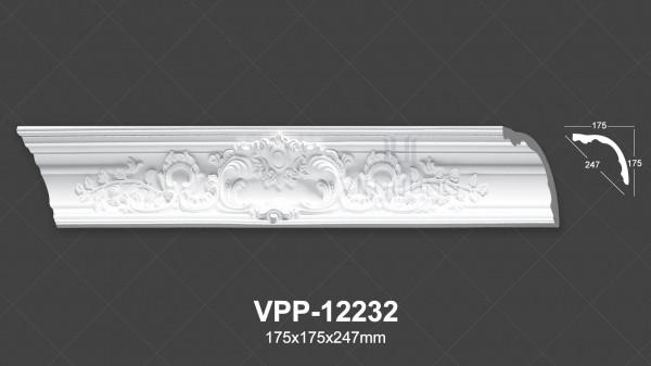 Phào trần hoa văn PU VPP-12232