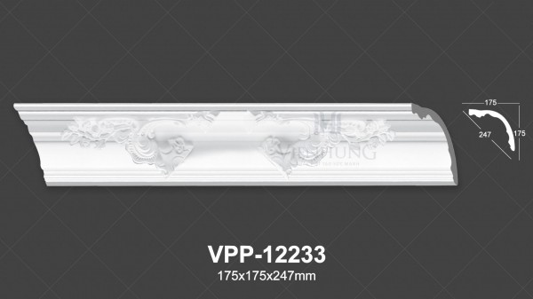 Phào trần hoa văn PU VPP-12233