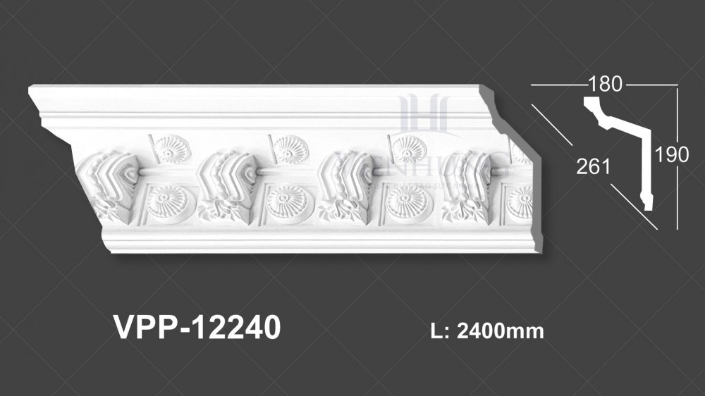 Phào trần hoa văn PU VPP-12240