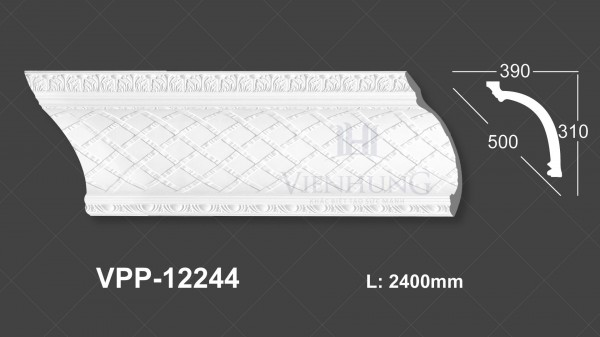 Phào trần hoa văn PU VPP-12244