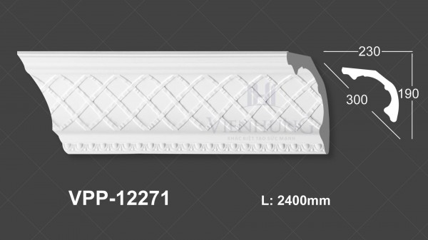 Phào trần hoa văn PU VPP-12271