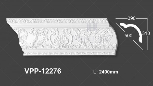 Phào trần hoa văn PU VPP-12276