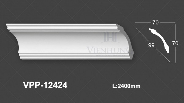 Phào trần trơn PU VPP-12424