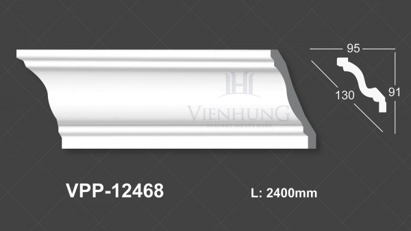 Phào trần trơn PU VPP-12468
