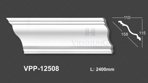 Phào trần trơn PU VPP-12508