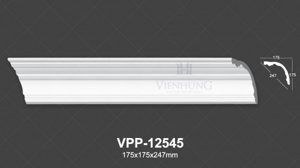 Phào trần trơn PU VPP-12545