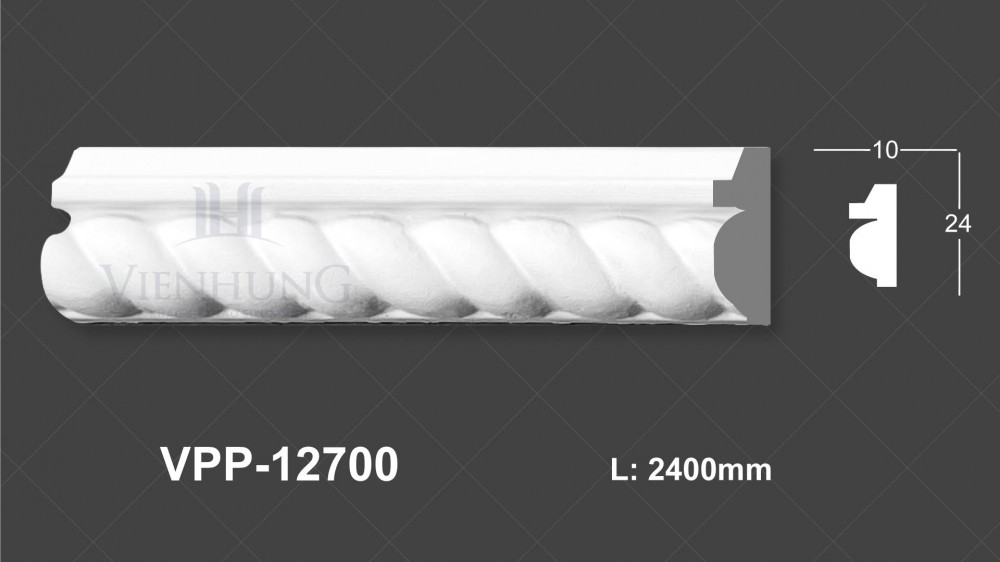 Chỉ nẹp hoa văn PU VPP-12700