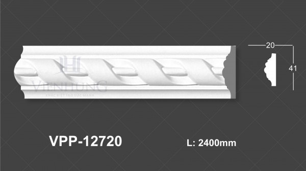 Chỉ nẹp hoa văn PU VPP-12720