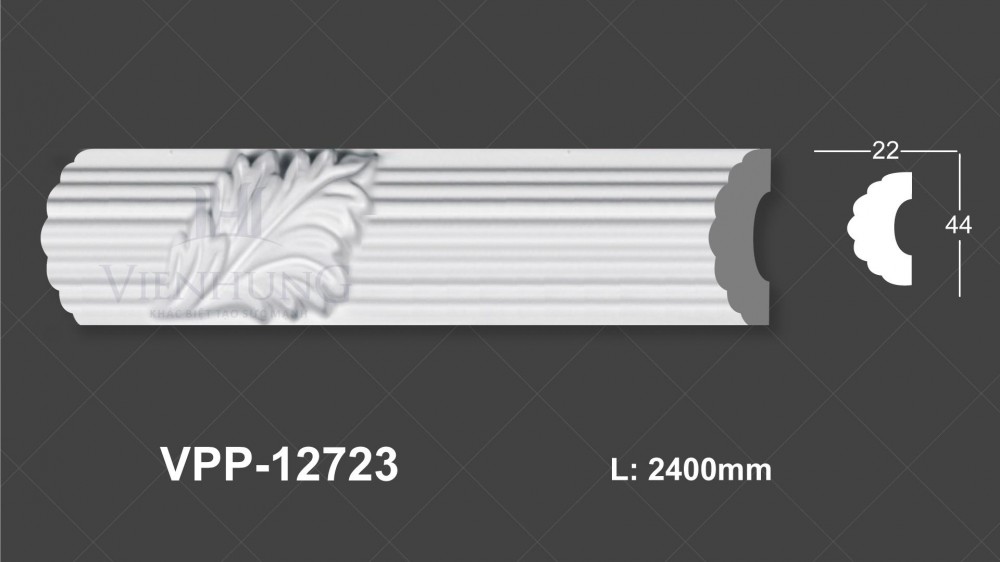 Chỉ nẹp hoa văn PU VPP-12723