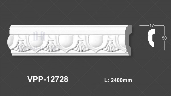 Chỉ nẹp hoa văn PU VPP-12728