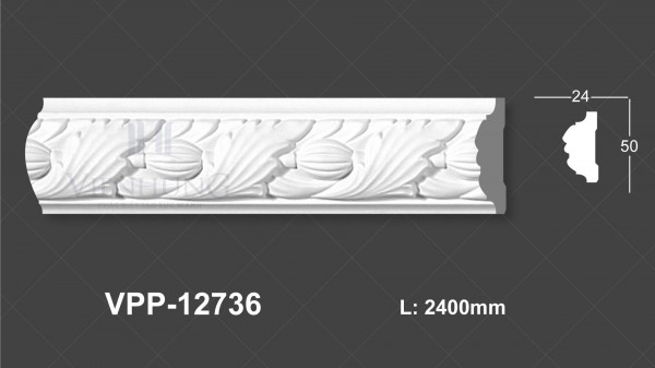 Chỉ nẹp hoa văn PU VPP-12736