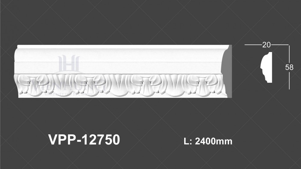 Chỉ nẹp hoa văn PU VPP-12750