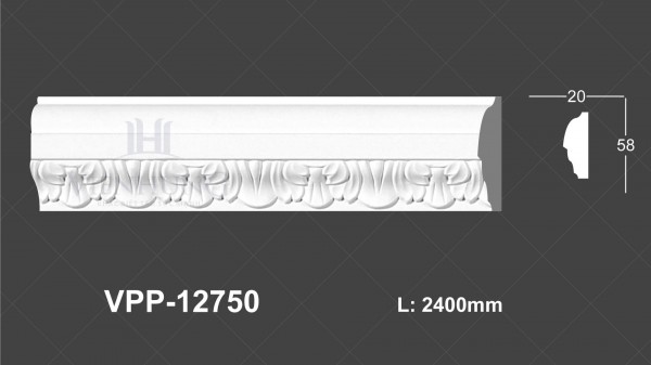 Chỉ nẹp hoa văn PU VPP-12750