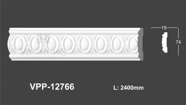 Chỉ nẹp hoa văn PU VPP-12766