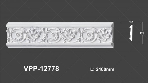 Chỉ nẹp hoa văn PU VPP-12778