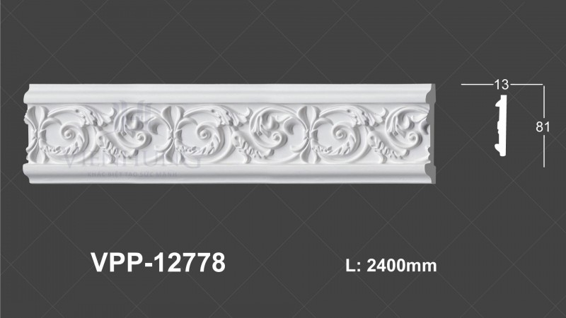 Chỉ nẹp hoa văn PU VPP-12778