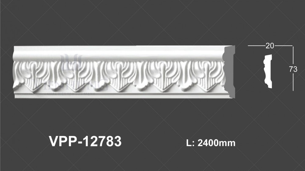 Chỉ nẹp hoa văn PU VPP-12783