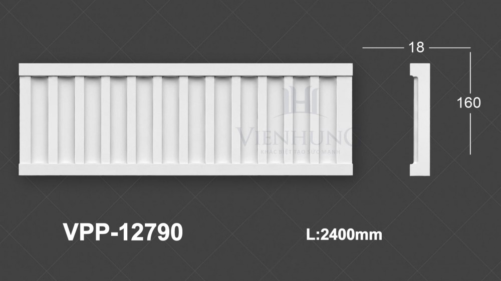 Chỉ nẹp hoa văn PU VPP-12790