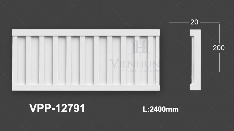 Chỉ nẹp hoa văn PU VPP-12791