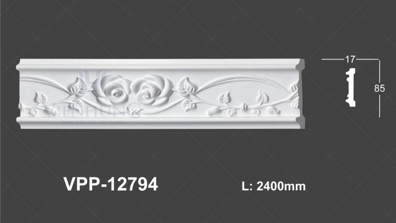 Chỉ nẹp hoa văn PU VPP-12794