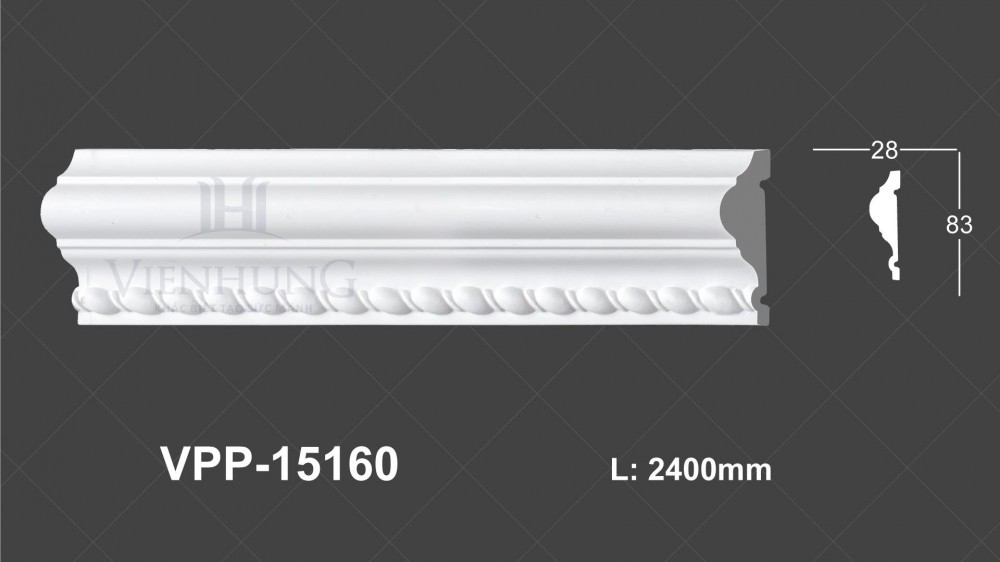 CHỈ NẸP HOA VĂN PU VPP-15160