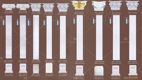 Ốp cột trang trí VPO-12000, VPO-12002, VPO-12004, VPO-12006, VPO-12008, VPO-12010, VPO-12012, VPO-12014, VPO-12016, VPO-12018 (4)